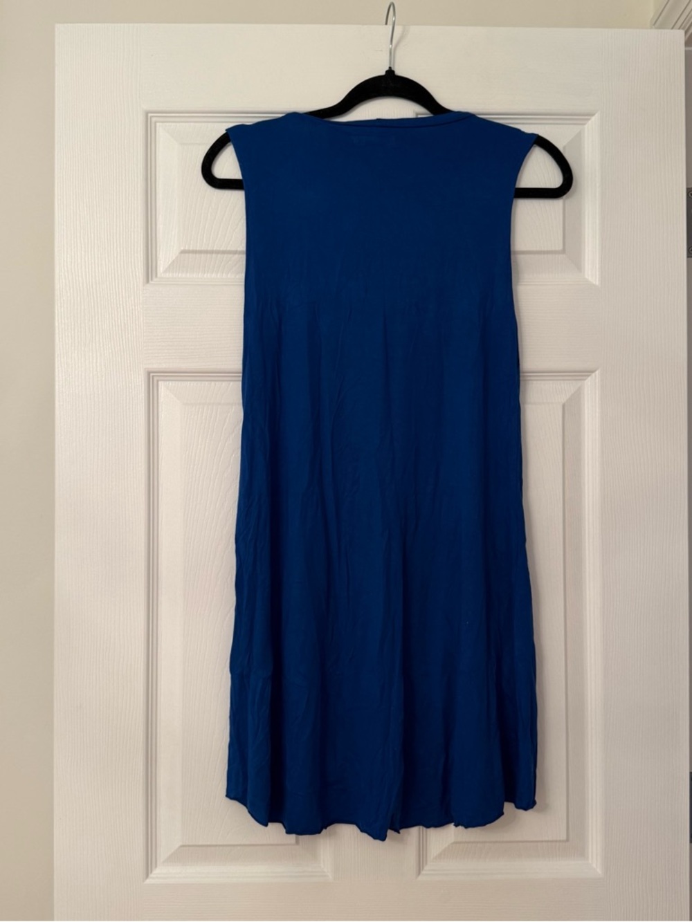 Michael Lauren Royal Blue Sleeveless Shift Dress - Picture 4 of 7
